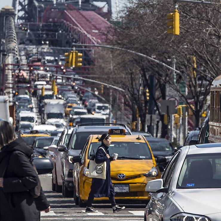 L'introduction d'un péage urbain au centre de New York vise à réduire la pollution atmosphérique et financer le métro vétuste (Photo d'illustration). La zone est fréquemment paralysée par les embouteillages.