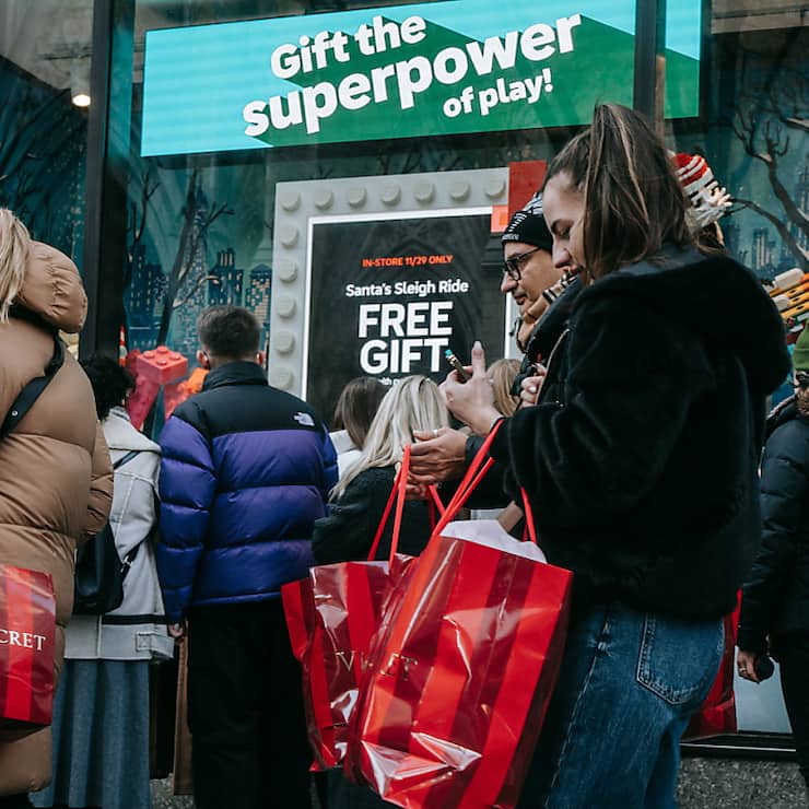 Aux Etats-Unis, le contexte semble sain avec une réaccélération des dépenses de consommation au cours du second semestre 2024 et une très bonne configuration pour l'année à venir. (archives)