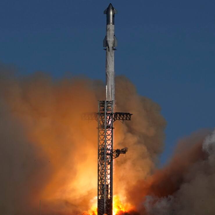 La fusée la plus grande jamais construite, Starship, a décollé jeudi au Texas pour un nouveau vol d'essai