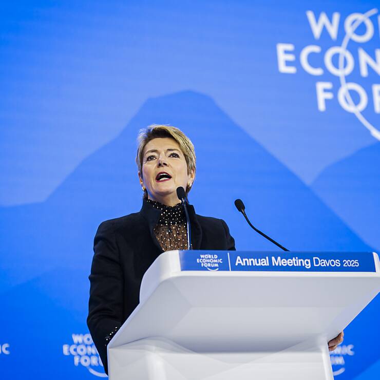 La présidente de la Confédération a ouvert le forum mardi à Davos.