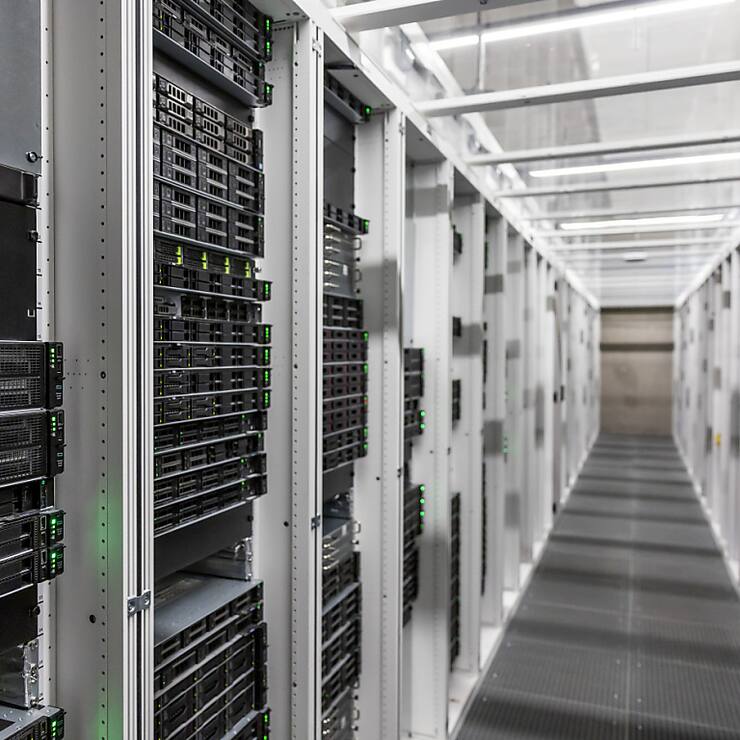 Le nouveau centre de données d'Infomaniak comptera, d'ici à 2028, environ 10'000 serveurs informatiques.