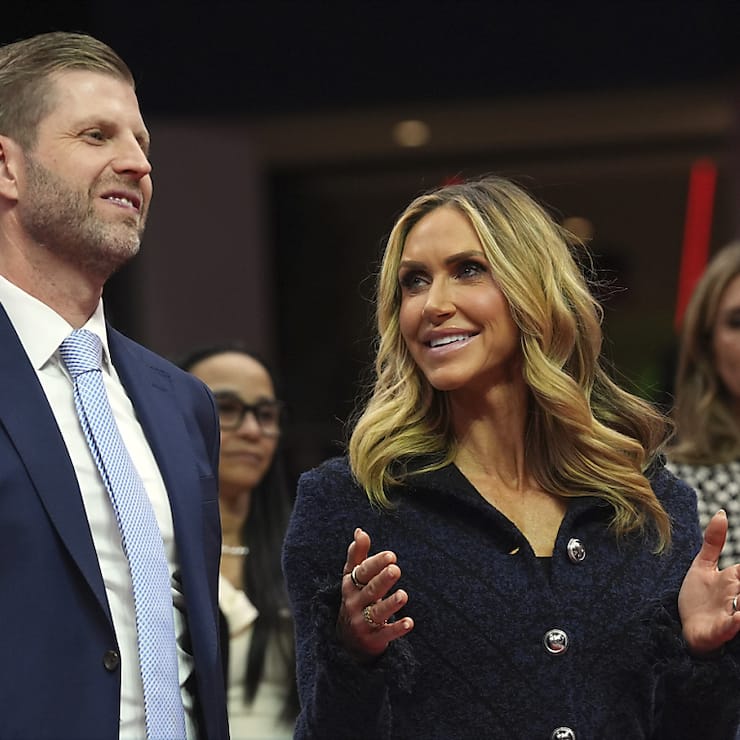 Lara Trump, avec son mari Eric sur le cliché, a récemment démissionné de la coprésidence du parti républicain (archives).
