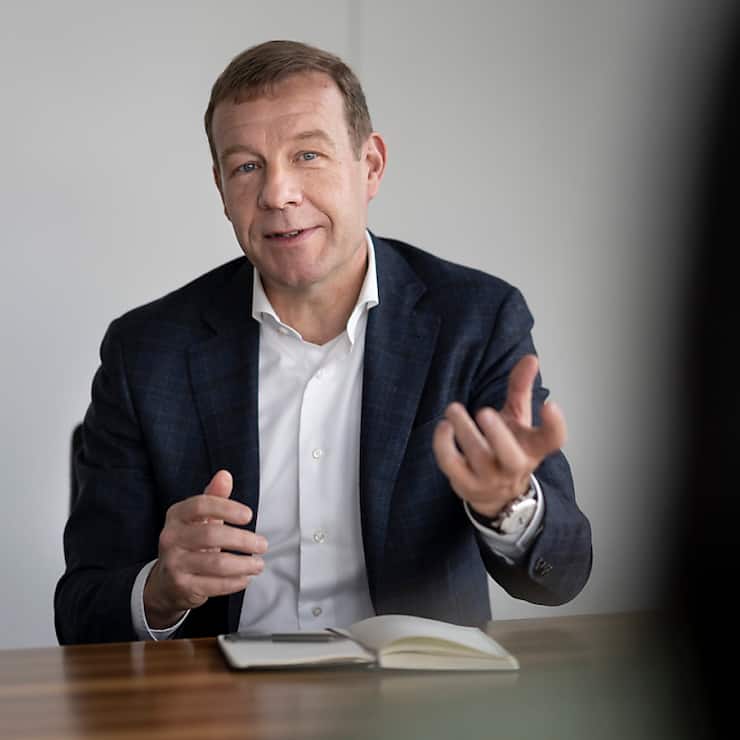 La société immobilière Swiss Prime Site, dirigée par René Zahnd, a vu son bénéfice net être multiplié par plus de quatre à 360,3 millions de francs (archives).