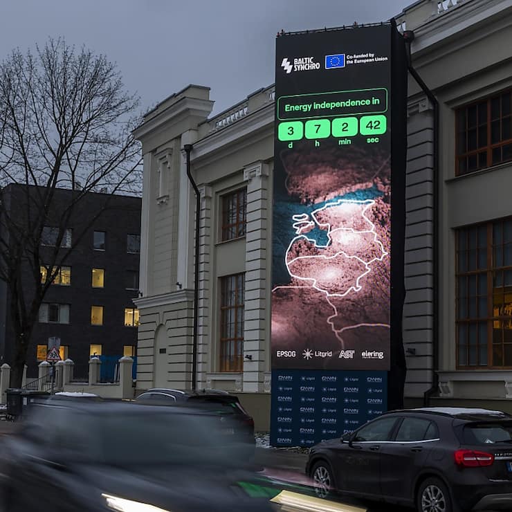 Les pays baltes étaient connectés à la Russie depuis l'ère soviétique.