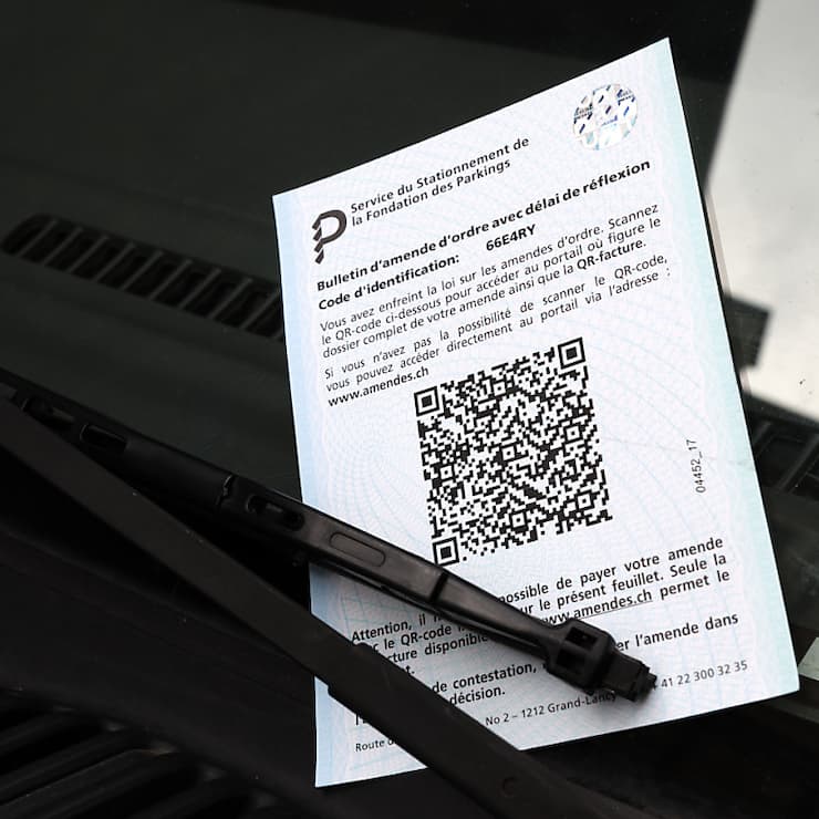 De nombreuses amendes de stationnement et autres amendes de circulation envoyées à l'étranger ne sont pas payées (image prétexte).