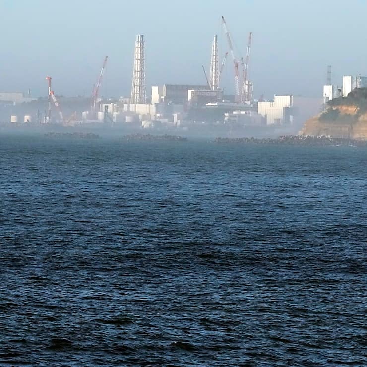 La centrale nucléaire de Fukushima avait été endommagée par un tsunami en  2011.
