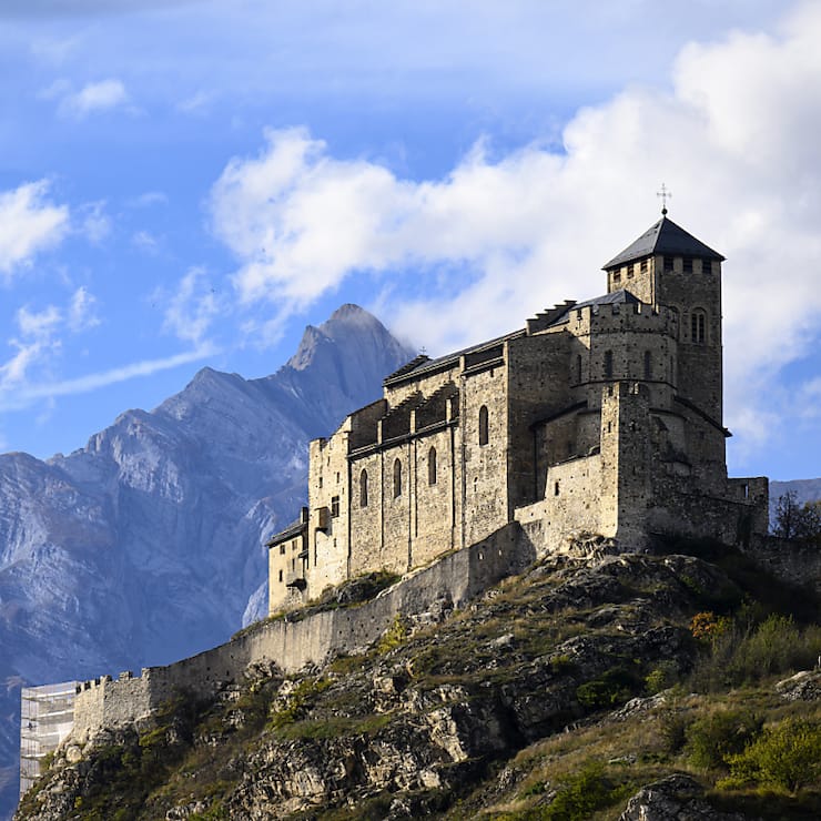 La basilique de Valère à Sion a rejoint l'association des Châteaux suisses l'an dernier (archives).