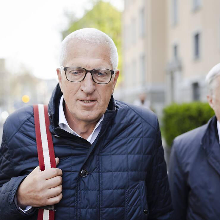 Pierin Vincenz lors de son procès devant le Tribunal de district de Zurich. (archives)
