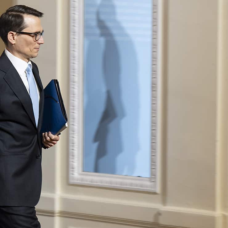 Martin Schlegel, président de la Direction générale de la Banque nationale suisse, ne craint pas la concurrence des cryptomonnaies (photo d'archives)