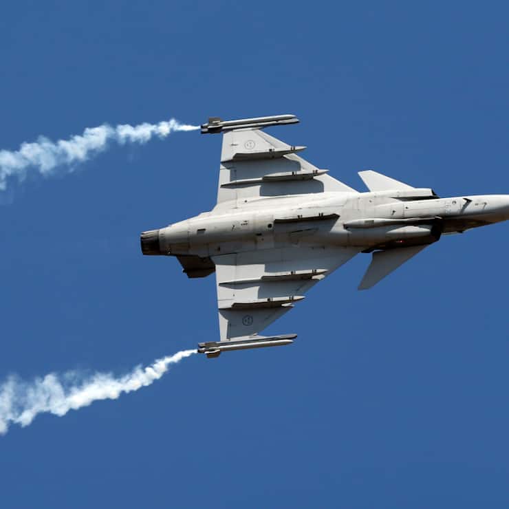 Le constructeur du Gripen Saab paradait lundi à la Bourse de Stockholm, dans le sillage de l'apparition de fractures au sein de l'alliance transatlantique. (archive)