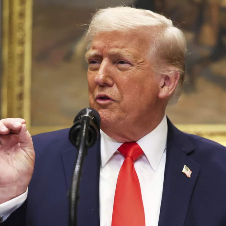 Donald Trump n'a laissé que peu d'espoir lundi, estimant que "les droits de douane sont un fait" et entreront en vigueur mardi.