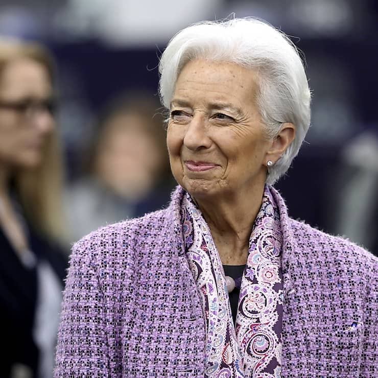 La BCE a abaissé son taux directeur d'un quart de point, à 2,50%. Ici, la présidente Christine Lagarde. (archive)