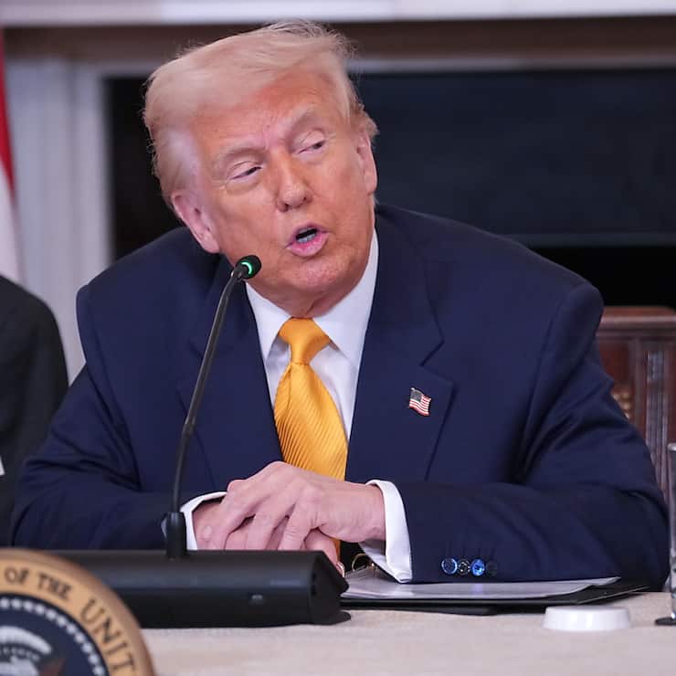 Donald Trump voit les Etats-Unis en "pionniers" des cryptomonnaies.