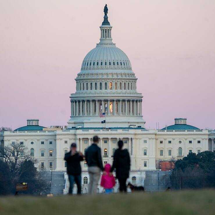 Le spectre du "shutdown" plane à nouveau sur Washington. Ici, le Capitole. (archive)
