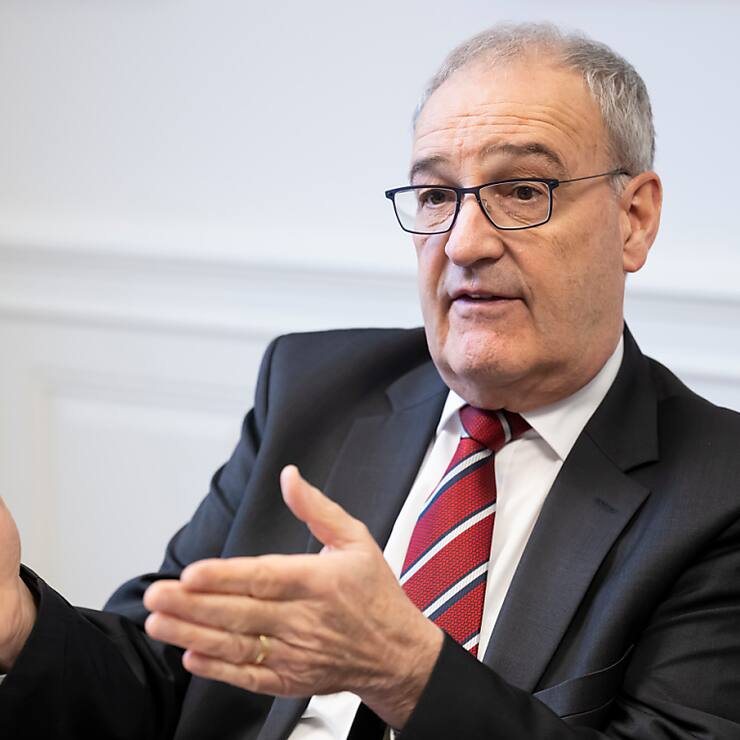 La Suisse du conseiller fédéral Guy Parmelin reste stable dans les demandes internationales de brevet par rapport aux autres pays (archives).