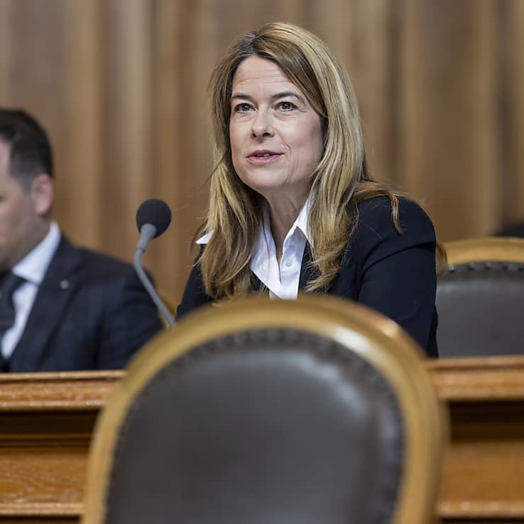 Petra Gössi (PLR/SZ) veut aller de l'avant sur la protection des médias face à la montée de l'IA (archives).