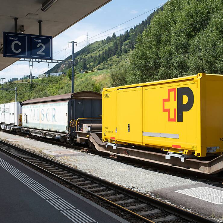 Le nombre de trains de marchandises traversant les Alpes a diminué en 2024 (archives).