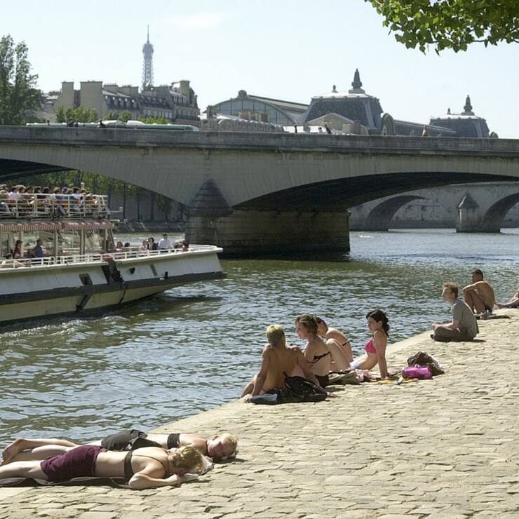 La baignade dans la Seine inquiète l'industrie de la navigation sur ce fleuve (Photo d'illustration).