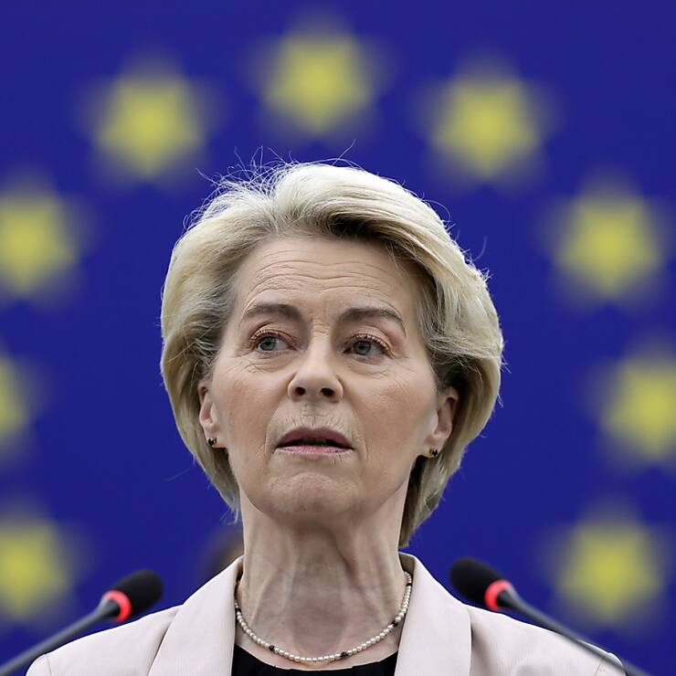 La présidente de la Commission européenne Ursula von der Leyen a affirmé jeudi que les Européens travaillaient déjà à "un nouveau paquet de contre-mesures" (archives).