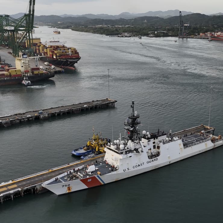 Les autorités panaméennes avaient lancé un audit après les déclarations du président Trump arguant que "la Chine exploite le canal de Panama" (archives).