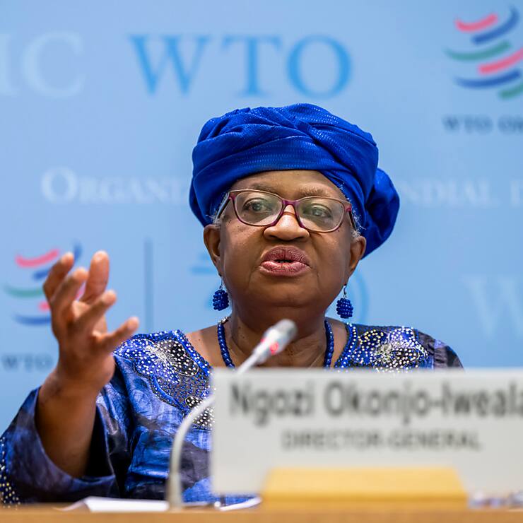 La directrice générale de l'Organisation mondiale du commerce (OMC) à Genève Ngozi Okonjo-Iweala alerte les pays à moins dépendre des Etats-Unis pour leur commerce.