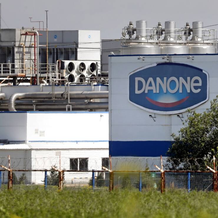 Danone se montre quelque peu inquiet de l'impact de potentiel droits de douane américains supplémentaires. (archive)