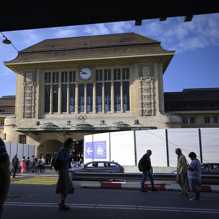 Les travaux sous la place de la gare de Lausanne vont pouvoir commencer début mai (archives).