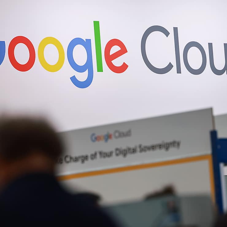 Google a massivement investi dans le cloud, au point d'en devenir l'un des poids lourds avec Microsoft et Amazon (archives).