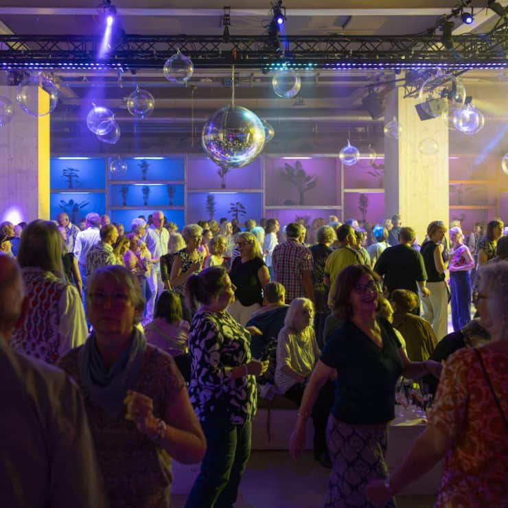 Grande affluence à la discothèque des plus de 60 ans dans le cadre de l'ESC à Bâle.