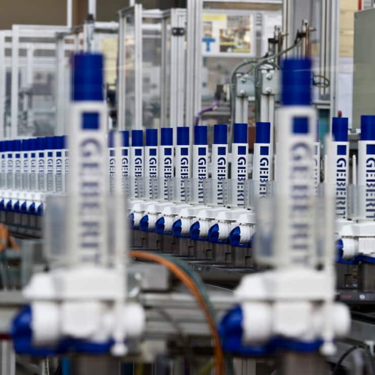 La direction de Geberit a souligné la croissance des volumes et mis en exergue un effet d'anticipation chez les grossistes, en raison des augmentations de prix. (archives)