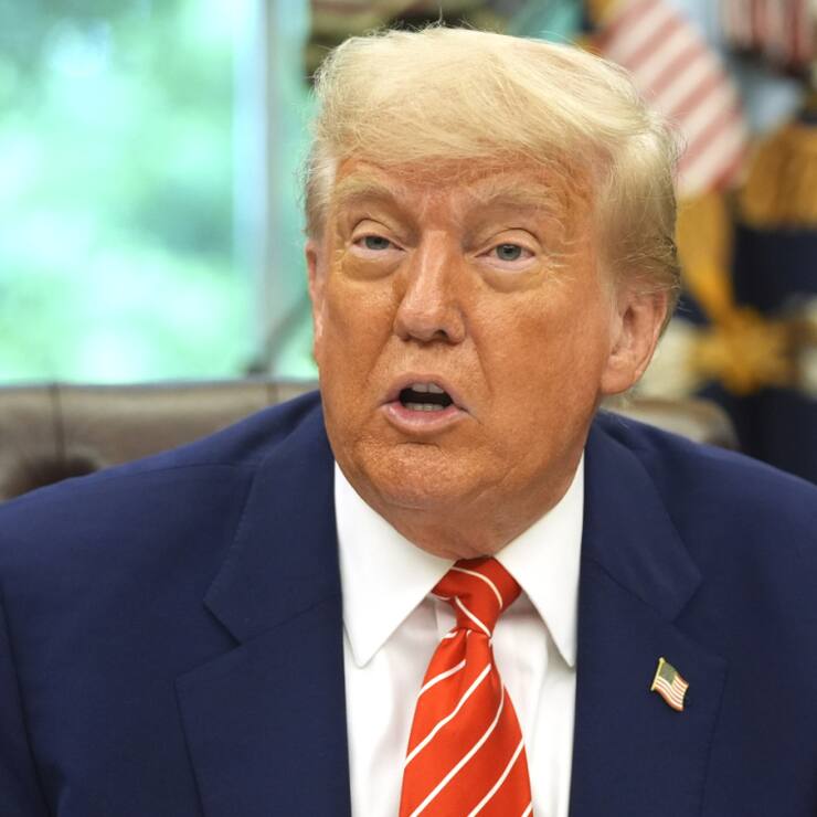 Le président Trump a vanté depuis la Maison Blanche un accord "historique" avec la Grande-Bretagne.