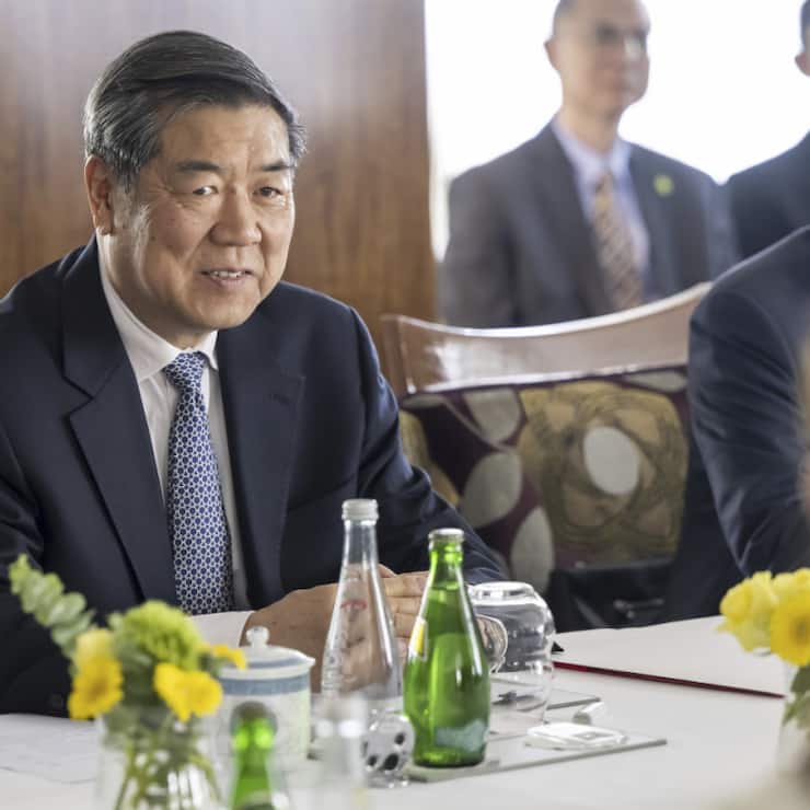 Le vice-Premier ministre chinois He Lifeng estime qu'un "important consensus" a été trouvé avec les Etats-Unis à Genève.