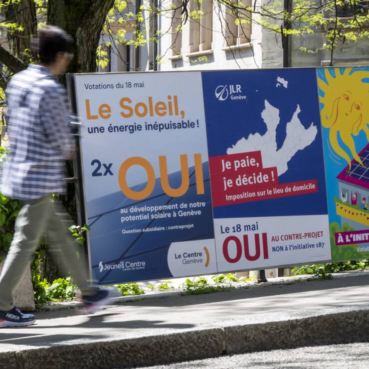 Le peuple genevois veut accélérer la pose de panneaux solaires dans le canton (archives).