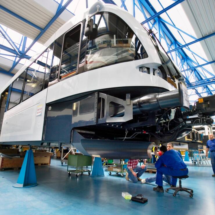 Le produit phare du constructeur thurgovien arborera une parure jaune pour relier l'aéroport à la gare centrale de la capitale suédoise. (archive)