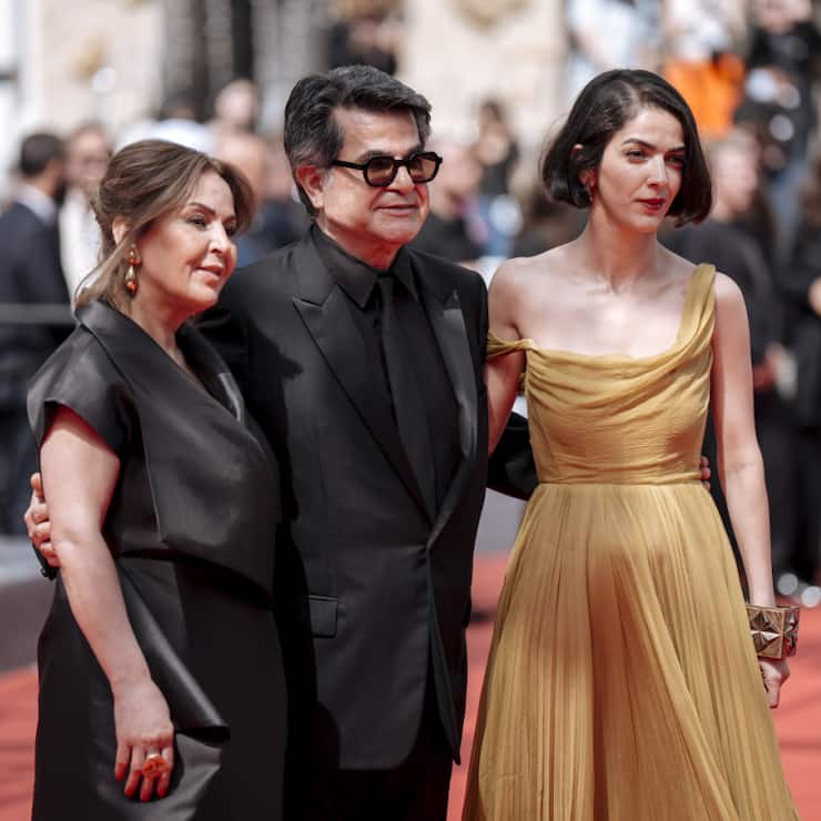 Pour la première fois depuis 15 ans, le cinéaste iranien Jafar Panahi a pu se déplacer en personne à Cannes.