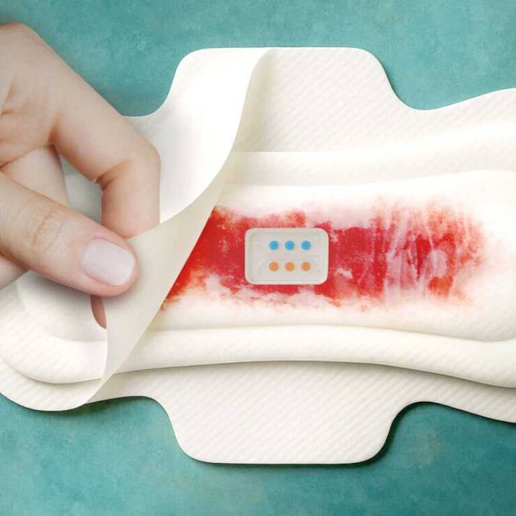 La serviette hygiénique intelligente développée par les scientifiques zurichois fonctionne sur le modèle des autotests Covid.