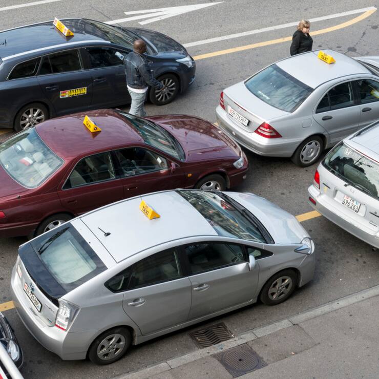 Les chauffeurs de taxi figurent parmi les professions ciblées par le projet de loi sur le statut d'indépendant (archives).