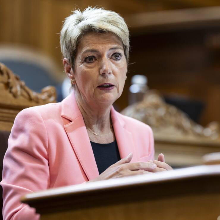 La ministre des finances, Karin Keller-Sutter, a rappelé mardi les enjeux financiers qui attendent la Suisse ces prochaines années.