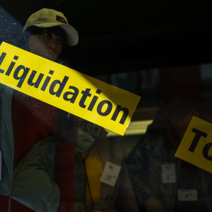 Le nombre de sociétés biffées du registre du commerce a bondi de 13,5% en mai (archives).