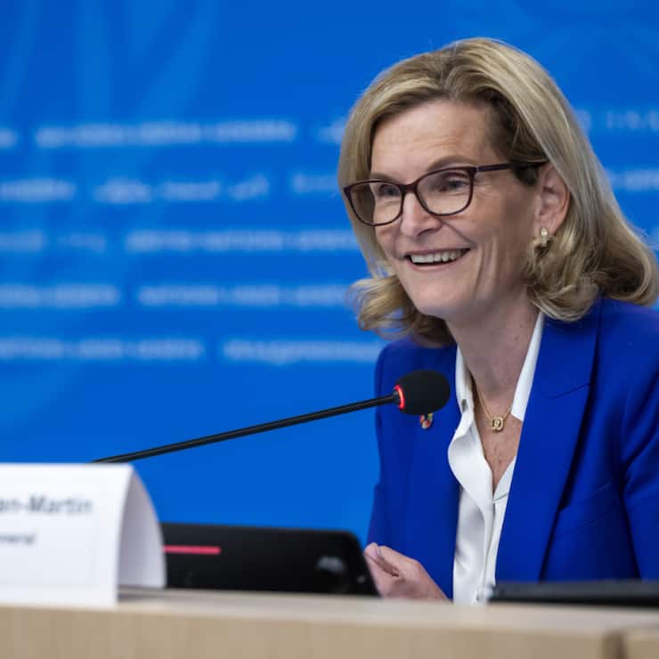 La secrétaire générale de l'Union internationale des télécommunications (UIT) Doreen Bogdan-Martin relaie des avancées des dispositifs des entreprises numériques liés au climat mais leur demande davantage d'efforts pour diminuer les émissions de gaz à effet de serre de ces entités (archives).