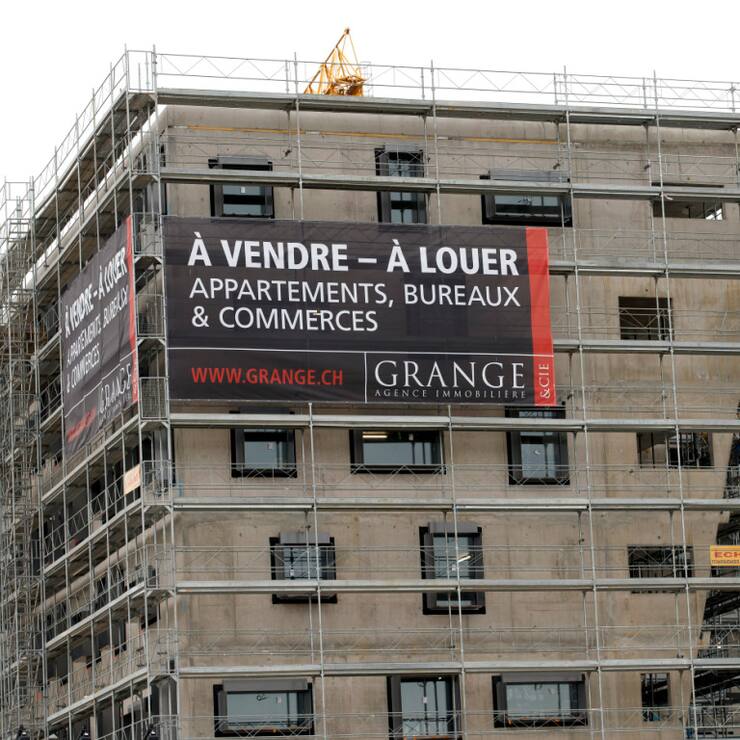 En Suisse, les prix des appartements en copropriété ont pris 0,8% sur un mois, à 9097,6 francs le mètre carré à fin mai (archives).