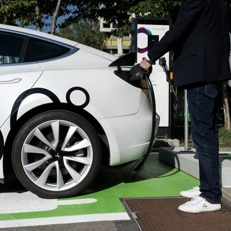 Le Parlement veut garantir l'accès à des stations de recharge dans les immeubles (Archives).