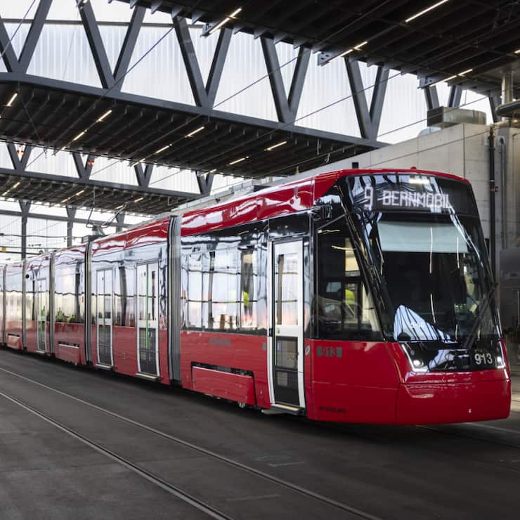 Chaque rame de 32,5 mètres de long pourra accueillir jusqu'à 180 passagers, dont 50 assis (archives).