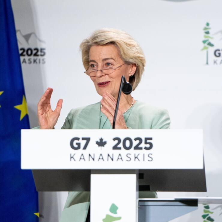 Le sommet du G7, auquel participe la présidente de la Commission européenne Ursula von der Leyen, se déroule à Kananaskis, dans l'ouest canadien.
