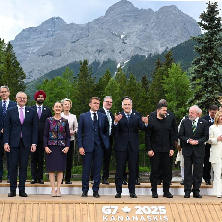 Les dirigeants présents au G7 ont apporté un soutien timide à l'Ukraine.