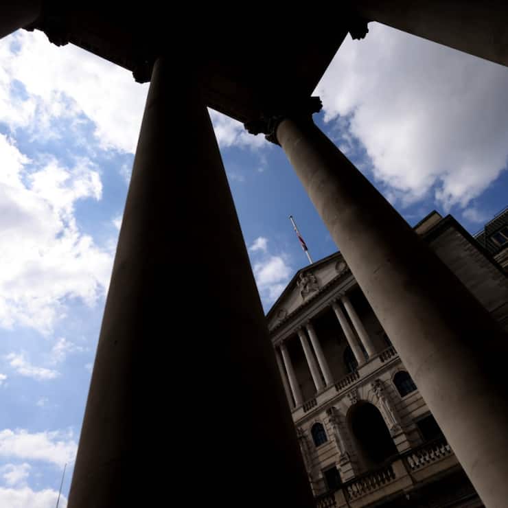 La Banque d'Angleterre a sans surprise maintenu son taux directeur à 4,25%. (archive)