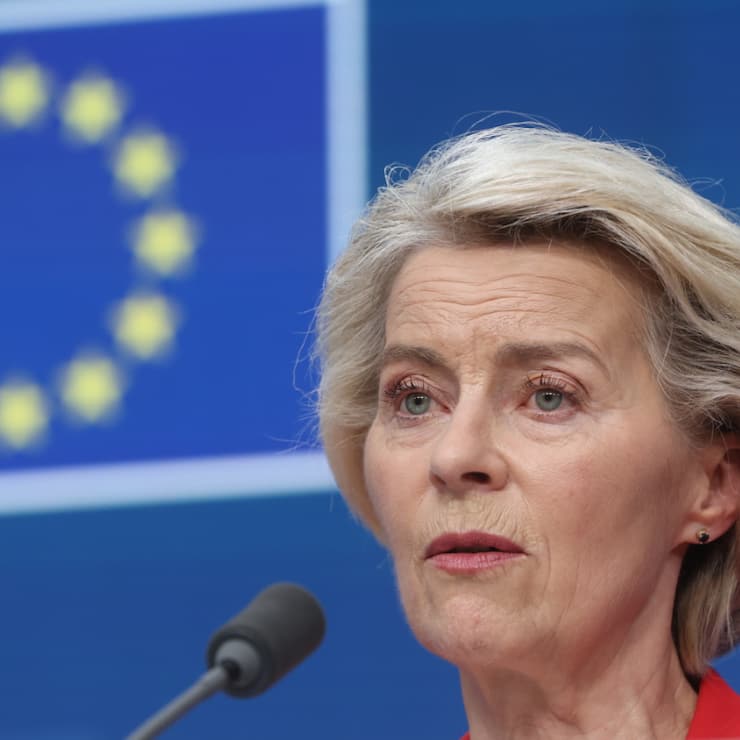 La présidente de la Commission européenne Ursula von der Leyen a été "encouragée à parvenir rapidement à un accord" avec les Etats-Unis par le chancelier allemand.