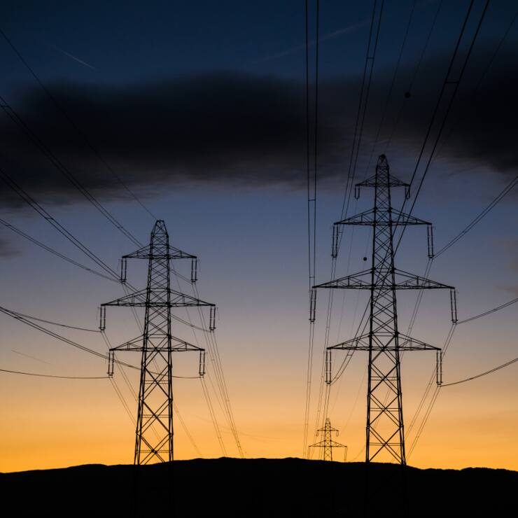 Une ligne à haute tension à Romanel (VD). (Image d'illustration)