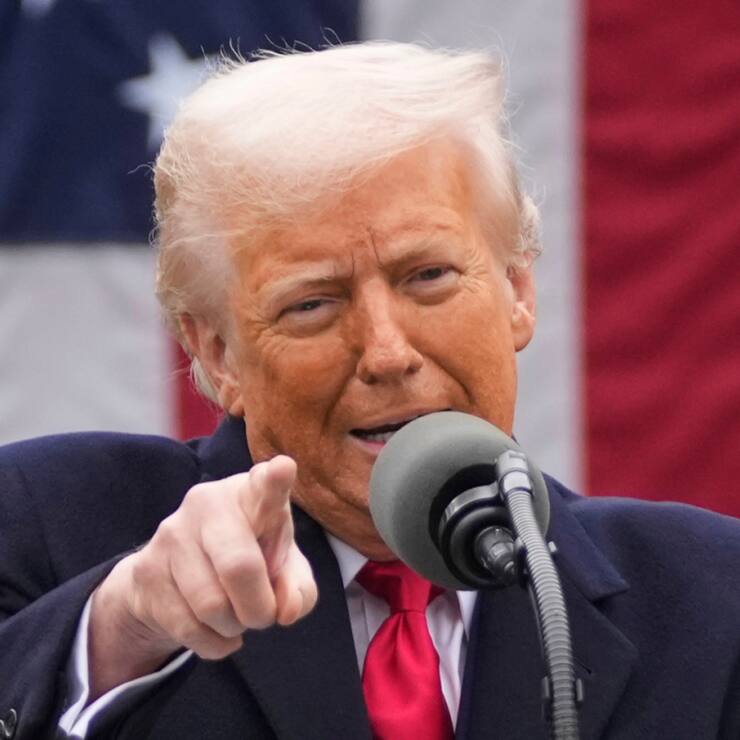 Donald Trump invoque notamment un déséquilibre commercial avec l'UE (archives).