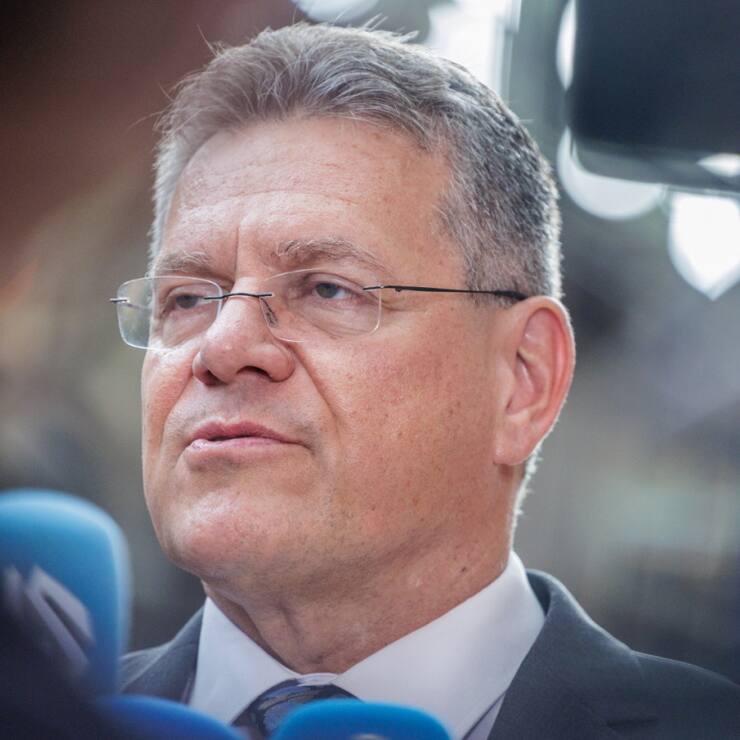 "Nous négocions d'abord, mais nous nous préparons en même temps", a assuré le commissaire européen Maros Sefcovic.